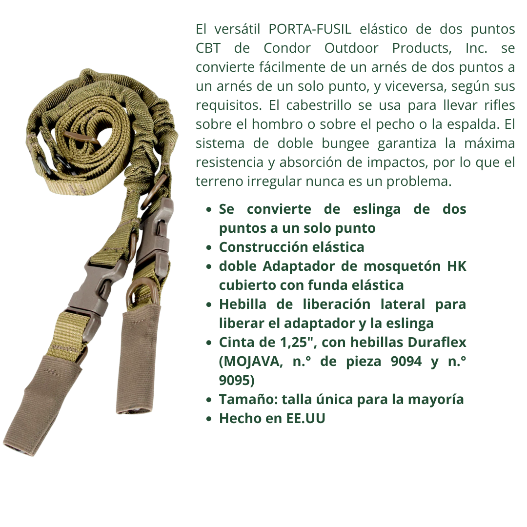 Porta Fusil de 2 Puntos CONDOR