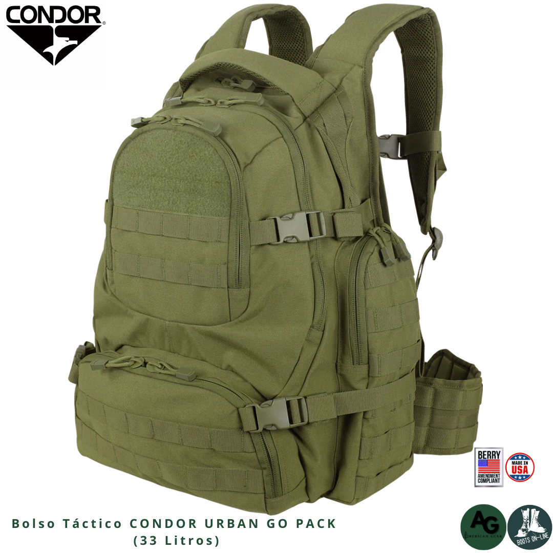 Bolso Táctico CONDOR URBAN GO PACK  (33 Litros)