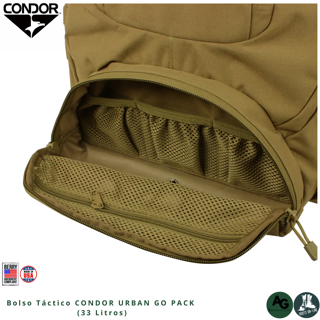 Bolso Táctico CONDOR URBAN GO PACK  (33 Litros)