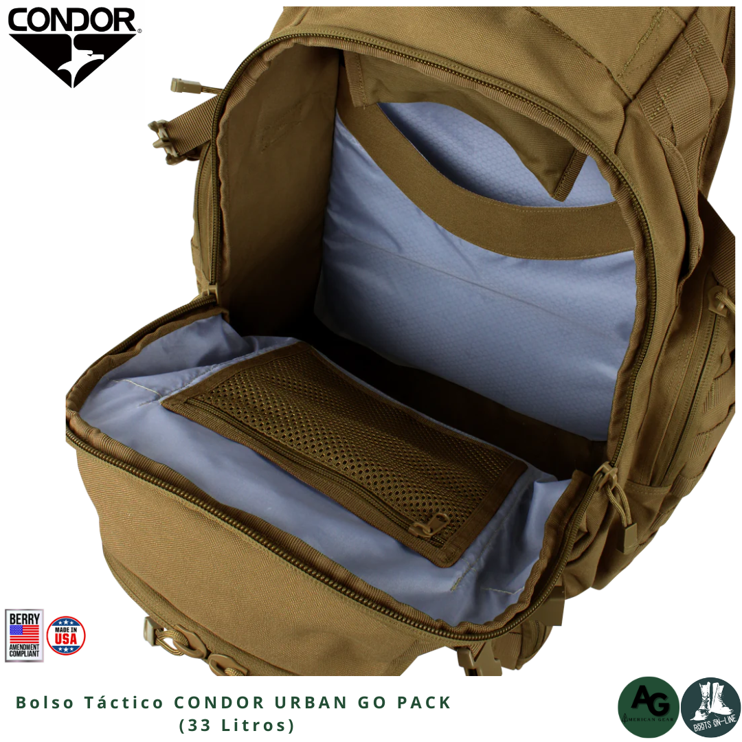 Bolso Táctico CONDOR URBAN GO PACK  (33 Litros)