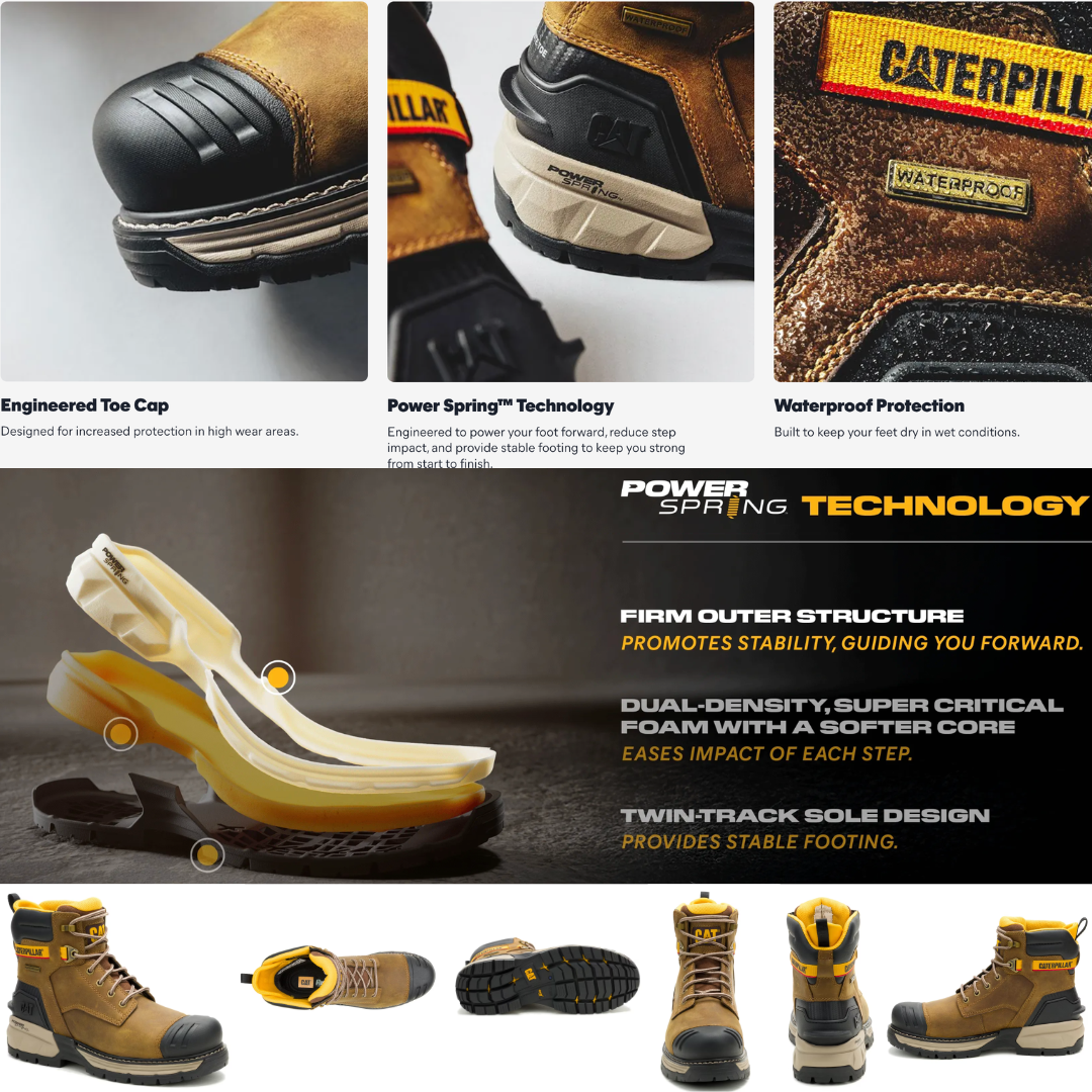 MEN'S EXCAVATOR FT POWER SPRING™ TECHNOLOGY 6" WATERPROOF WORK BOOT