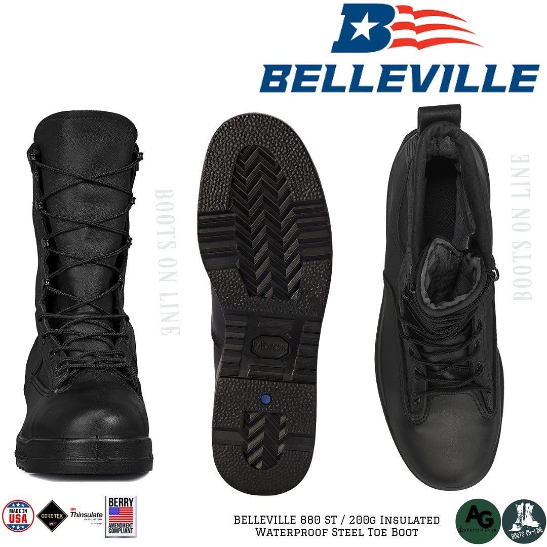 Botas BELLEVILLE 880 ST / 200g Insulated Waterproof Steel Toe Boot