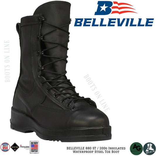 Botas BELLEVILLE 880 ST / 200g Insulated Waterproof Steel Toe Boot