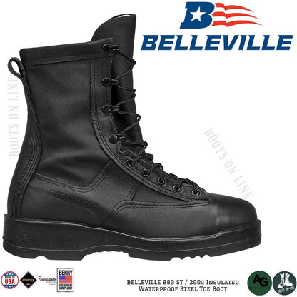 Botas BELLEVILLE 880 ST / 200g Insulated Waterproof Steel Toe Boot